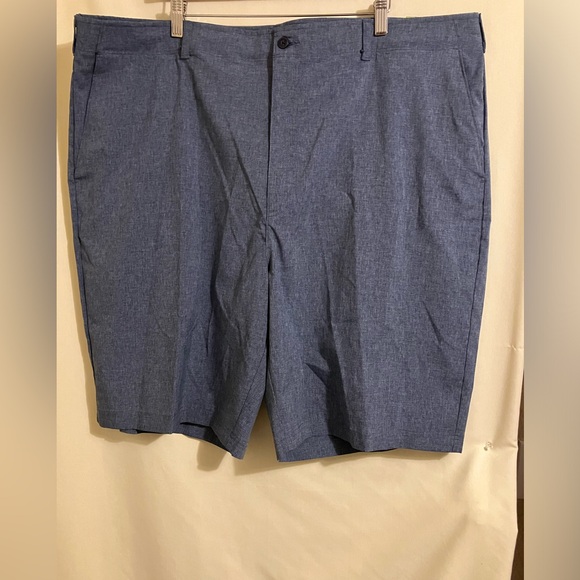 Ben Hogan Men's Performance Moisture Wicking UPF 50 Denim Heather Shorts Size 46 - Picture 2 of 9